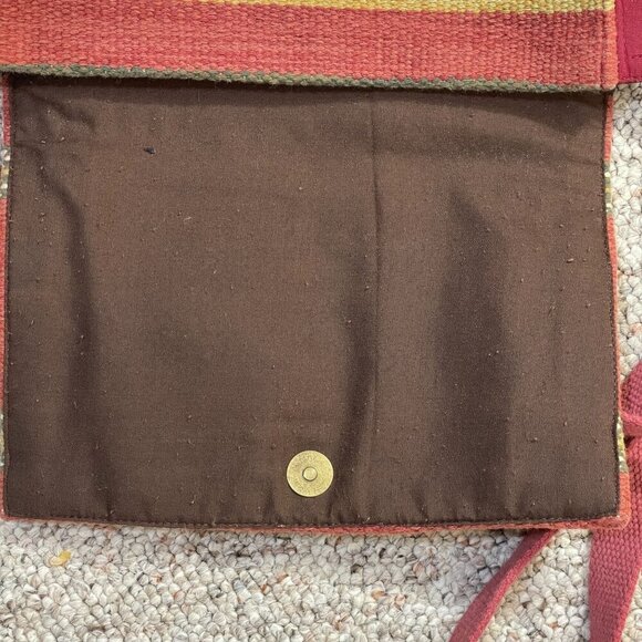 Crosstree Lane Crossbody Messenger Purse Adjustable Strap Aztec Serape Boho - Picture 6 of 10